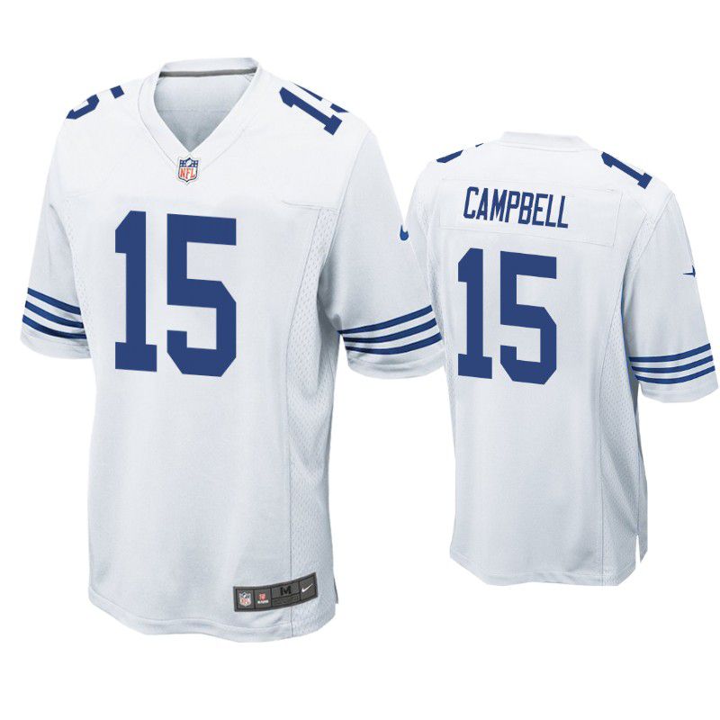 Men Indianapolis Colts #15 Parris Campbell Nike White Player Game NFL Jersey